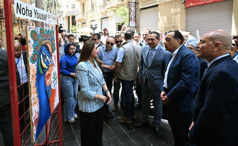 Downtown Cairo's 'Street of Art' Expands Across El Borsa Area